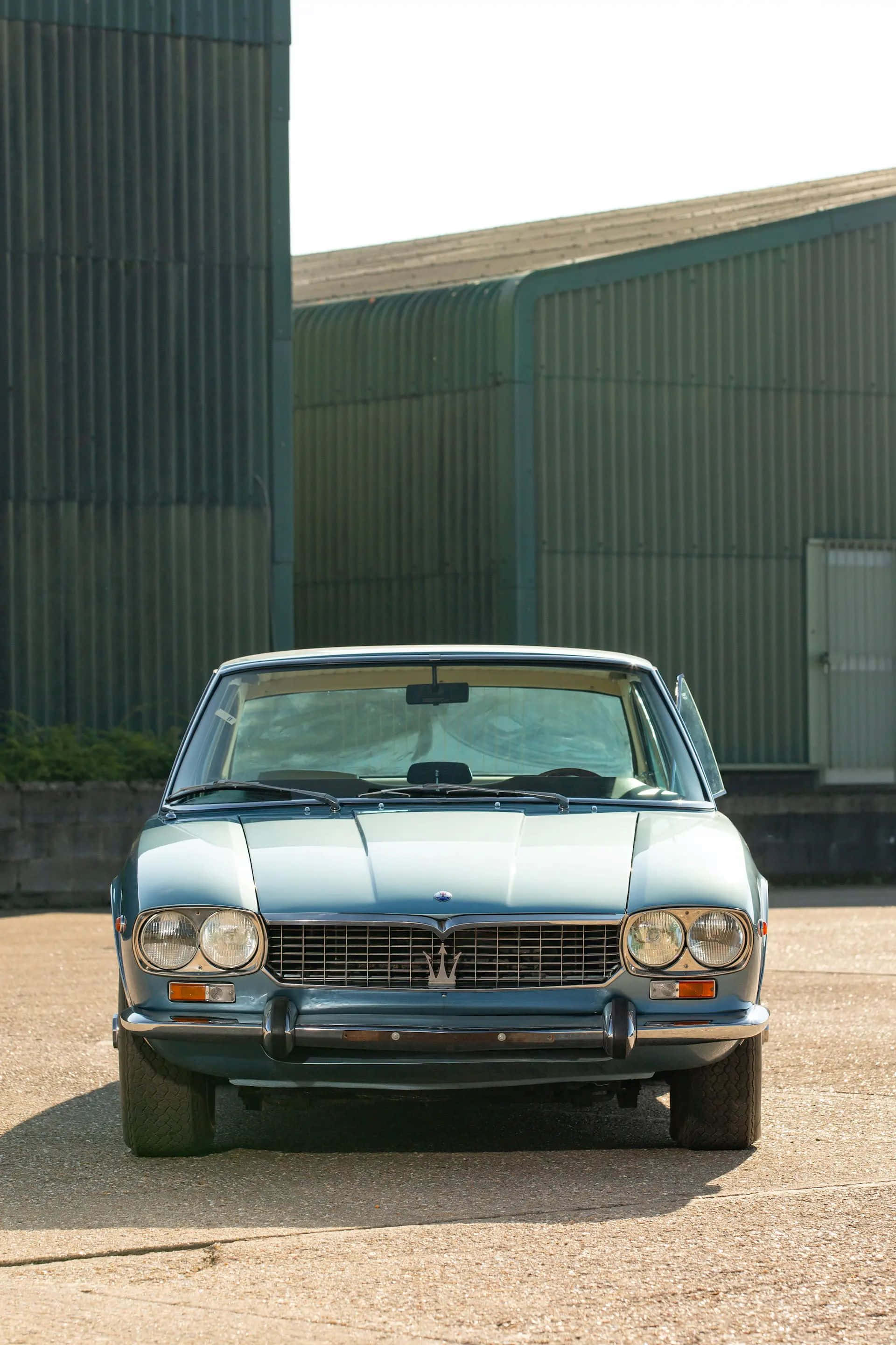 Maserati Mexico, light blue, gravel, 2K Phone Wallpaper