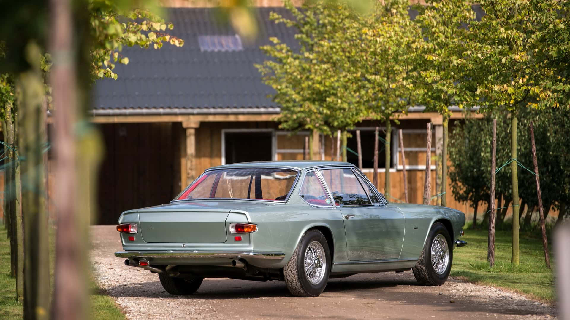 Maserati Mexico, mint green, gravel path, Full HD Desktop Wallpaper