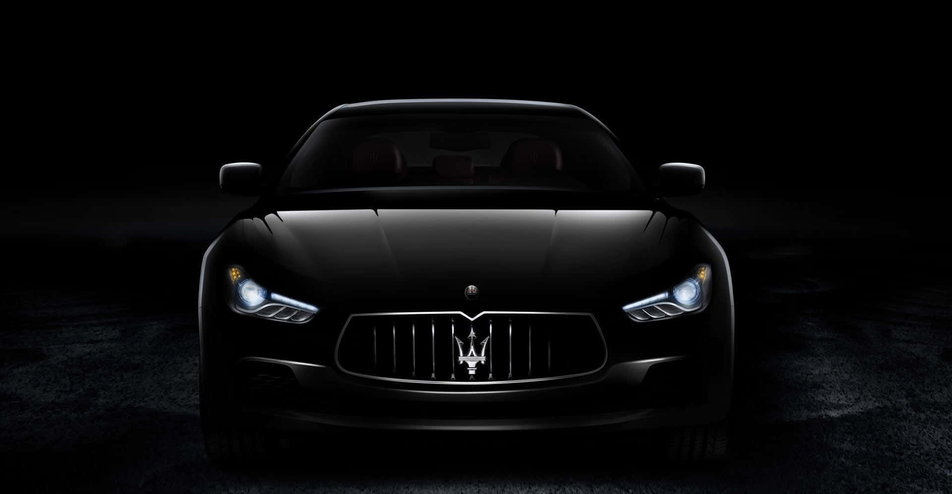 Maserati Quattroporte, black, sleek, Full HD Desktop Wallpaper