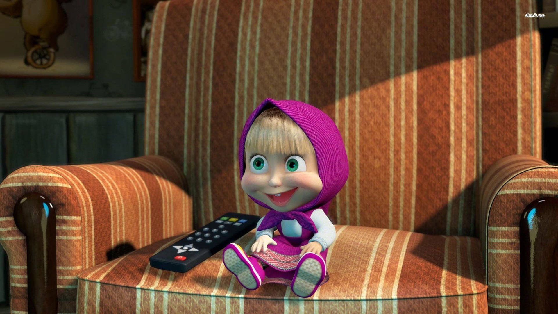 Masha And The Bear 4K, Masha, Bear, Full HD Desktop Wallpaper