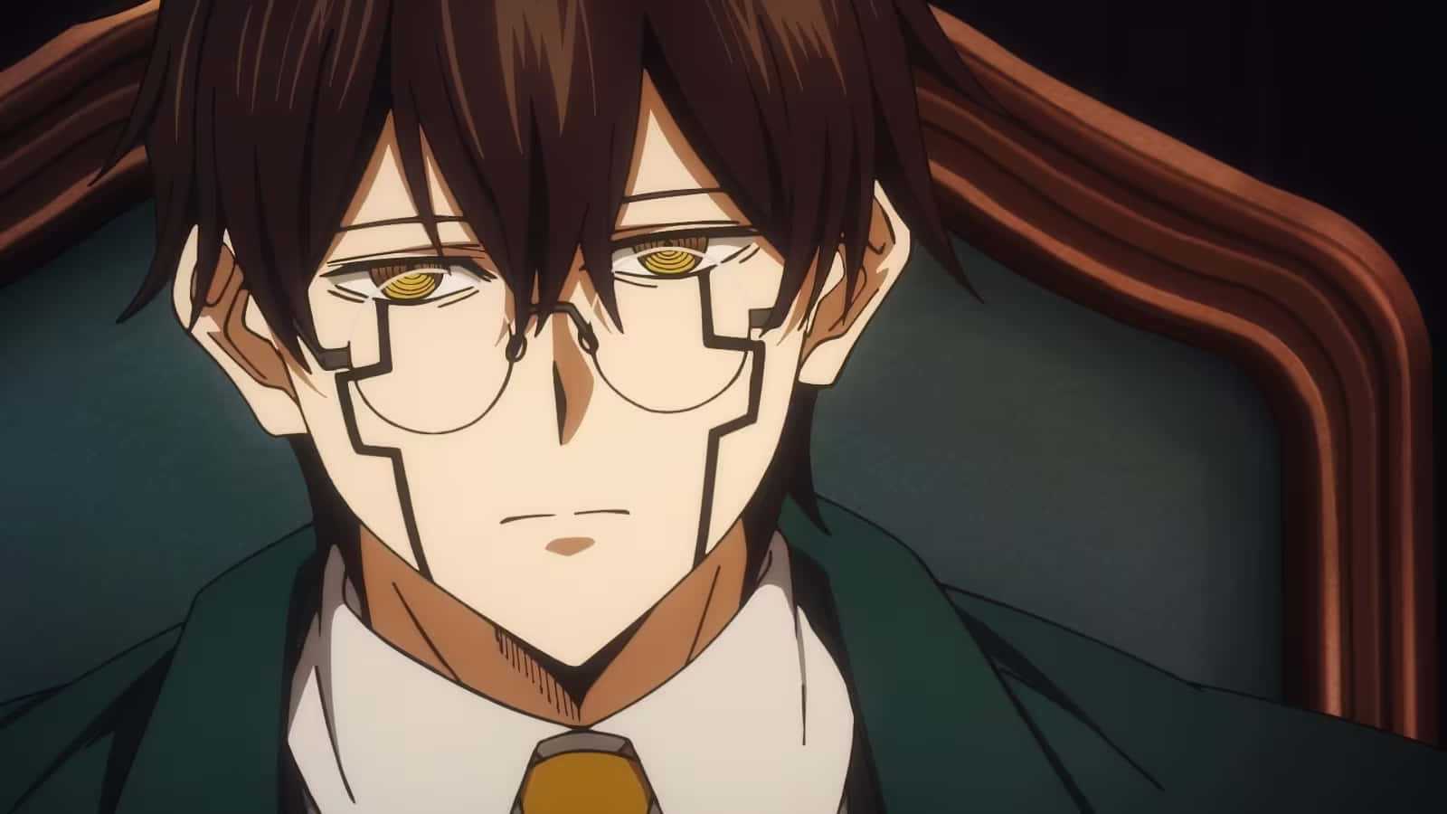 Mashle Magic And Muscles, glasses, brown hair, HD Desktop Wallpaper