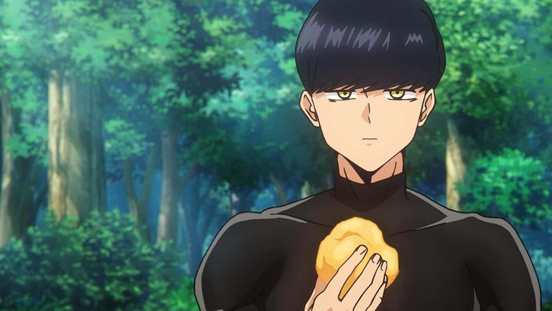 Mashle, cream puff, black turtleneck, SD Desktop Wallpaper