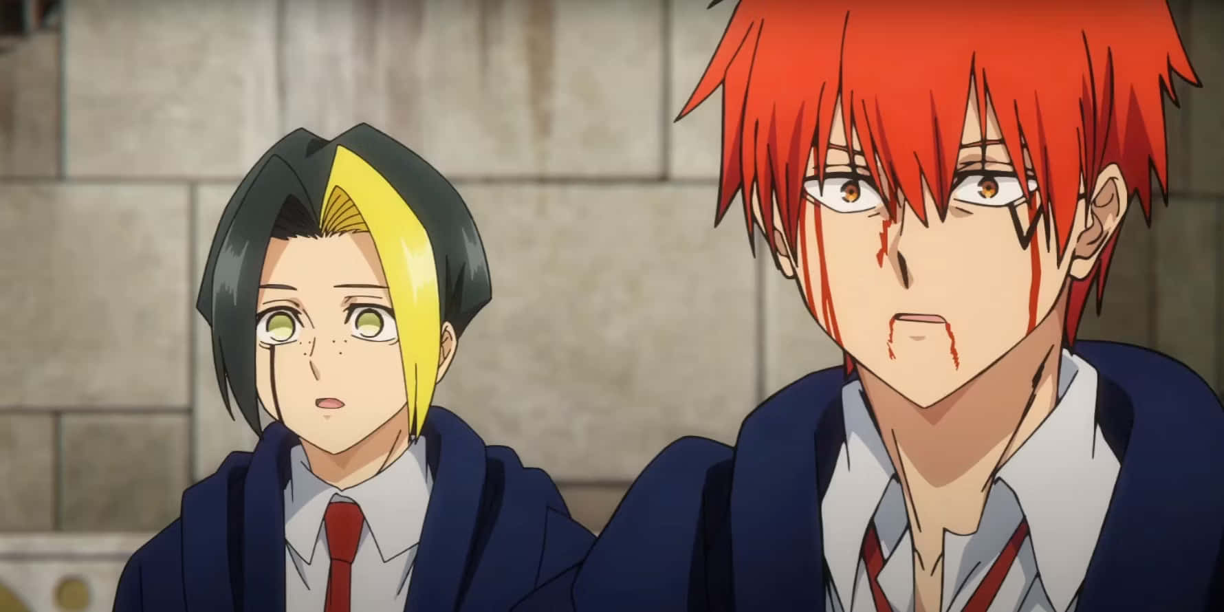 Mashle, anime characters, red hair, HD Desktop Wallpaper
