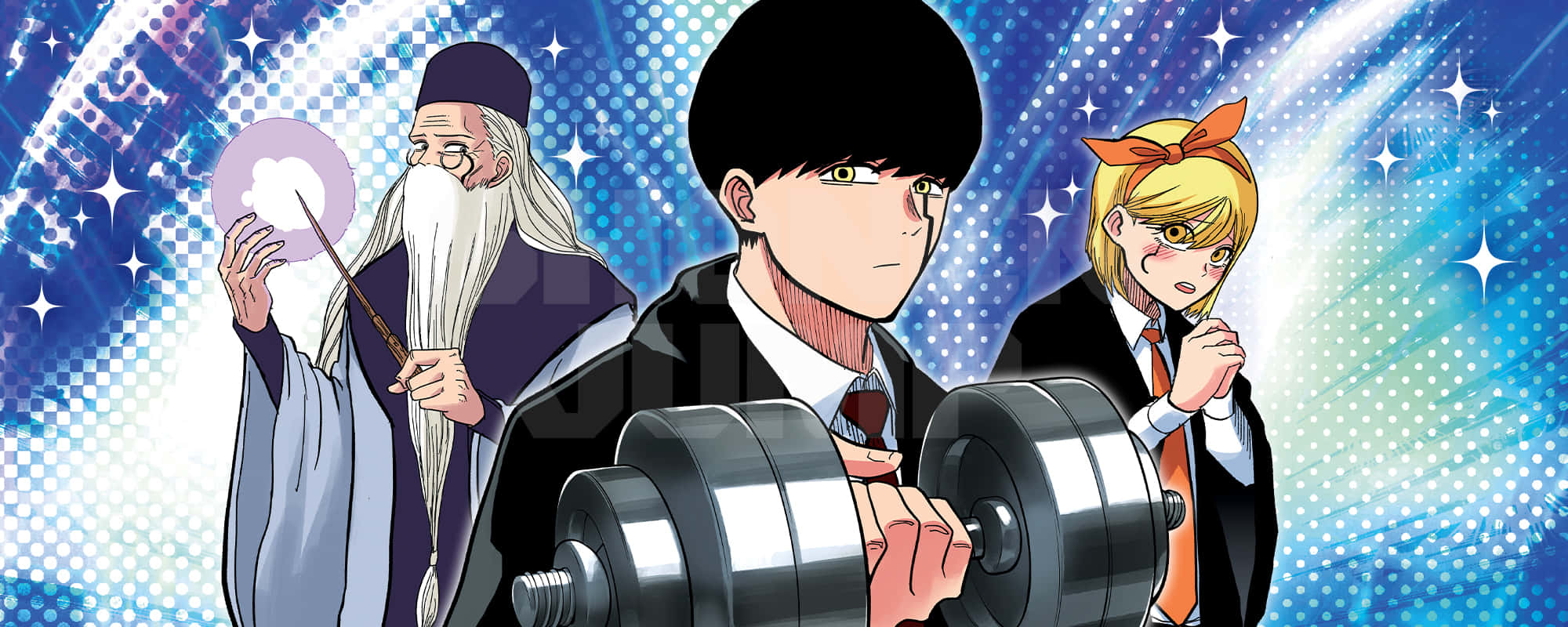 Mashle Magic And Muscles, wizard, gym enthusiast, Full HD Desktop Wallpaper