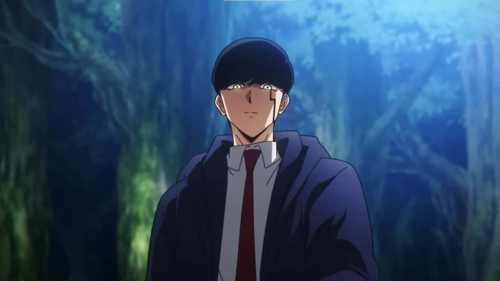 Mashle Magic And Muscles, young anime man, dark hoodie, HD Desktop Wallpaper