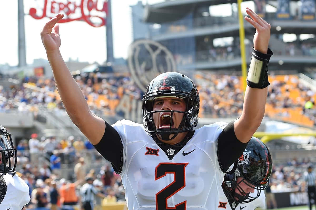 Mason Rudolph, number two, white jersey, SD Desktop Wallpaper