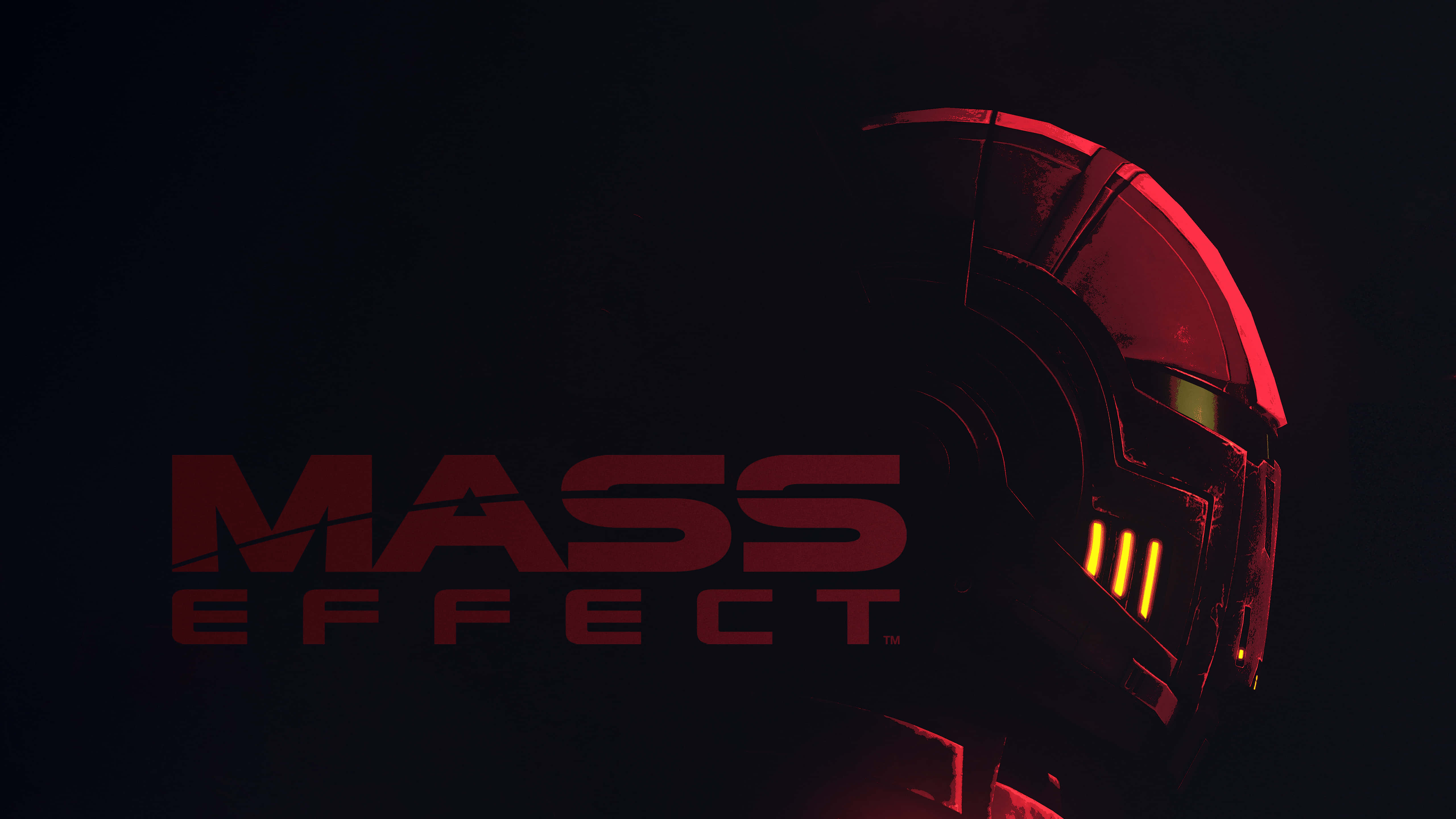 Mass Effect 2, Mass Effect logo, futuristic helmet, 5K Desktop Wallpaper