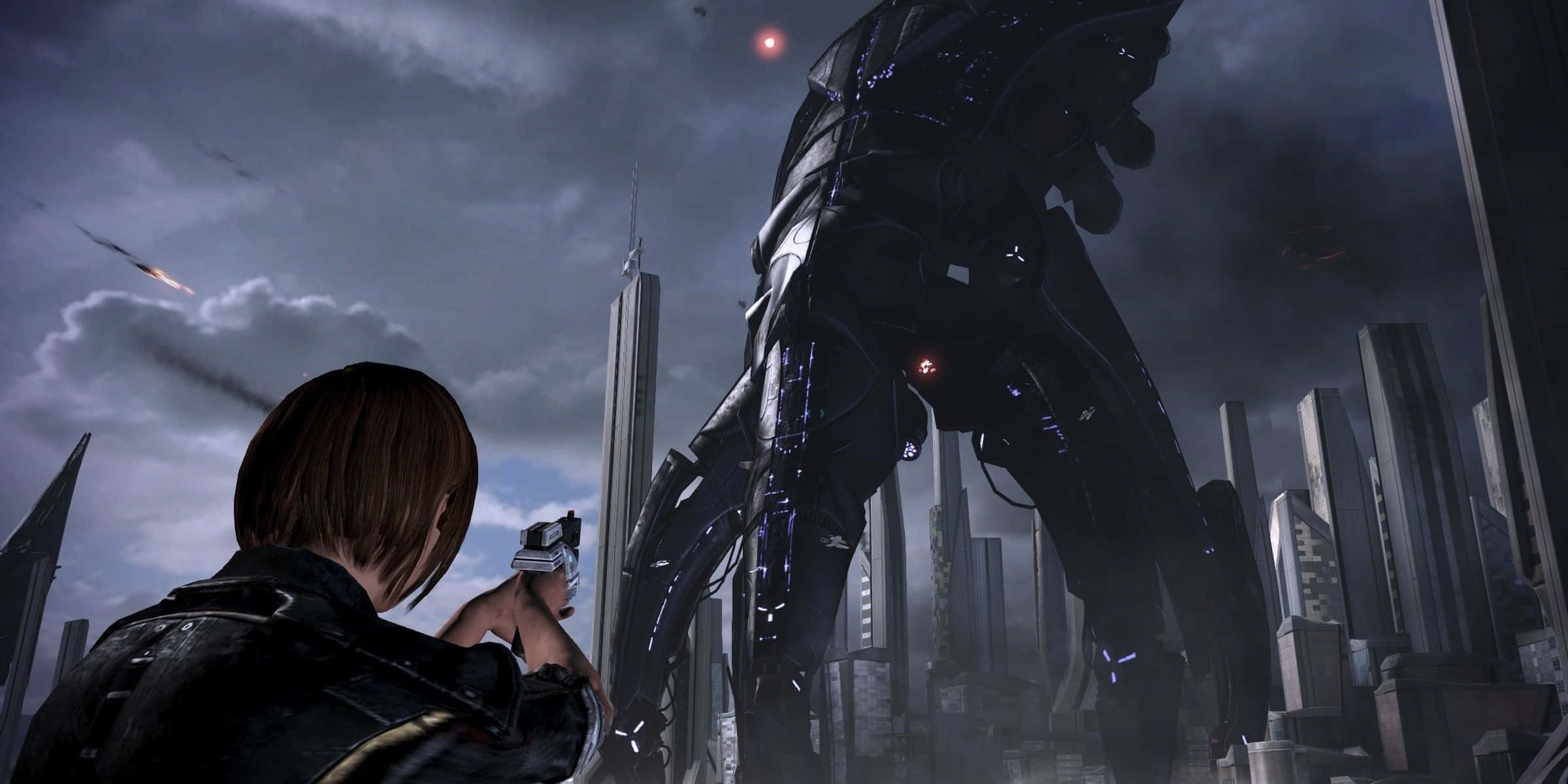 Mass Effect 3, Reaper, biomechanical monster, Full HD Desktop Wallpaper