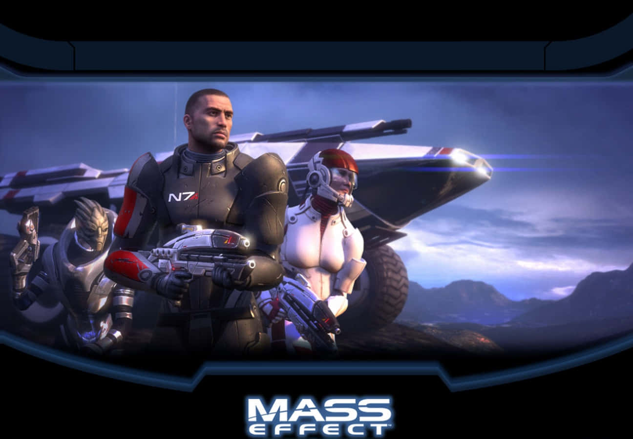 Mass Effect, characters, armored sci-fi characters, HD Desktop Wallpaper