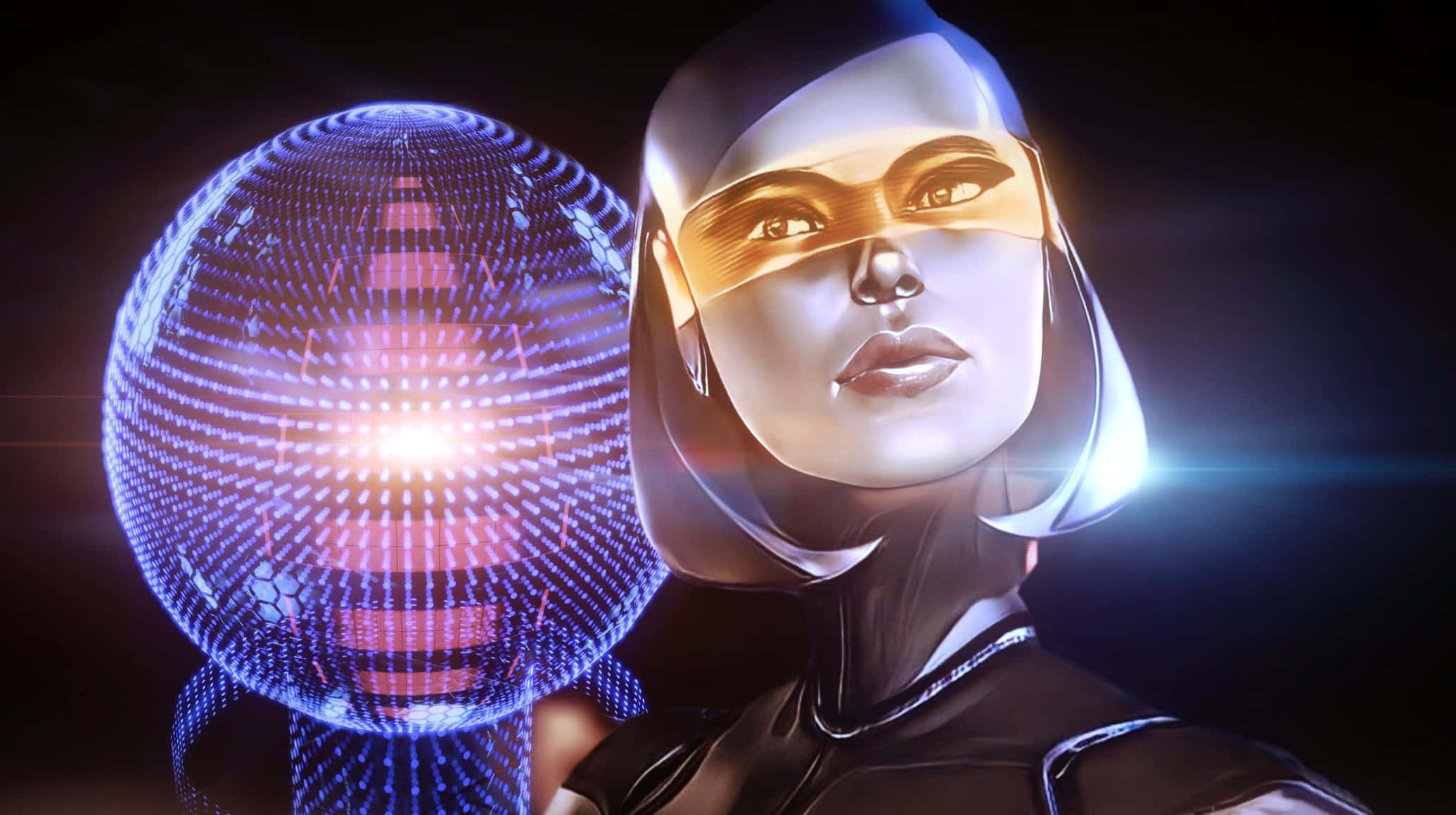 Mass Effect Edi, EDI, futuristic female android, Full HD Desktop Wallpaper