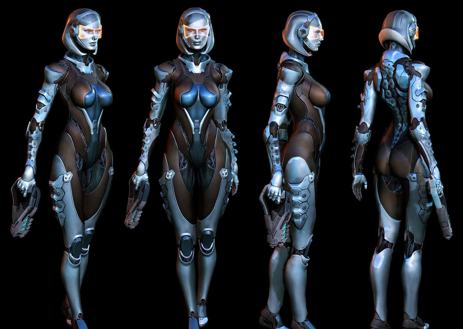Mass Effect Edi, EDI, female cybernetic warrior, HD Desktop Wallpaper
