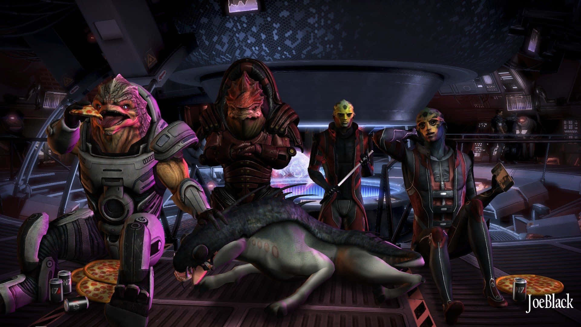 Mass Effect, Grunt, futuristic armor, Full HD Desktop Wallpaper
