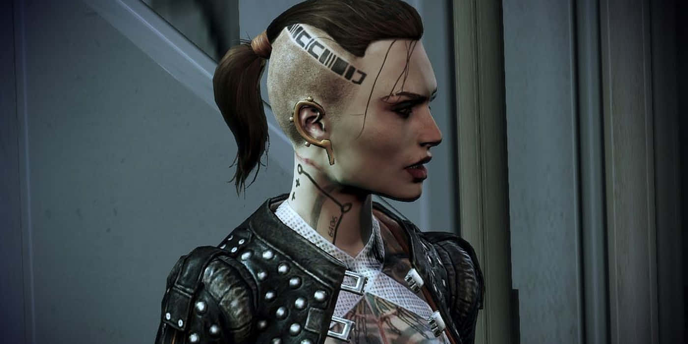 Jack, Mass Effect, cyberpunk woman, HD Desktop Wallpaper