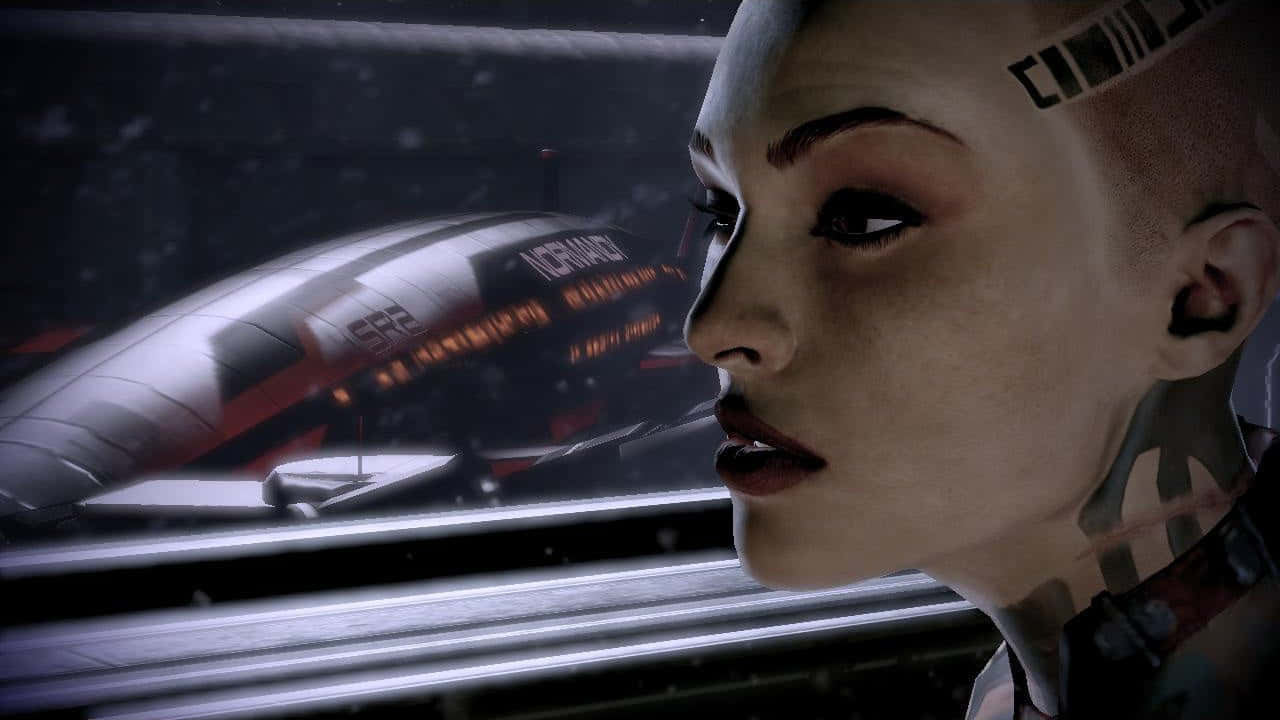 Mass Effect Jack, cyberpunk woman, tattoos, HD Desktop Wallpaper
