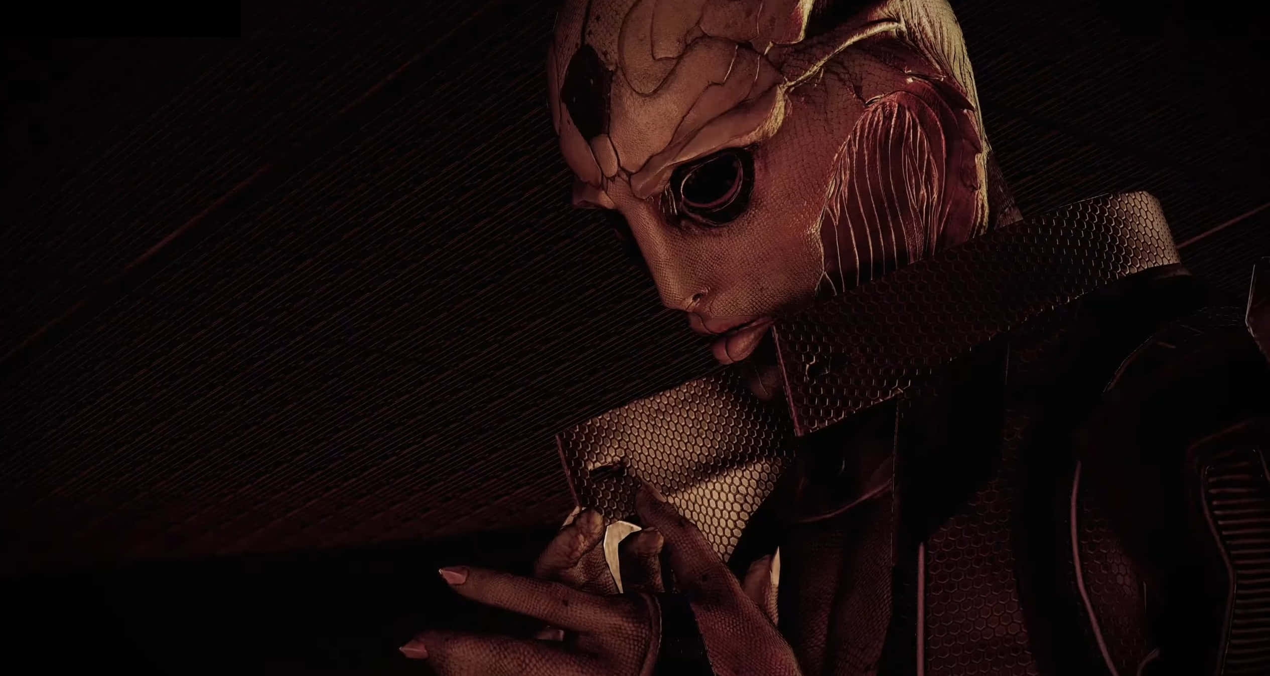 Mass Effect Legendary Edition, humanoid alien, textured skin, Full HD Desktop Wallpaper