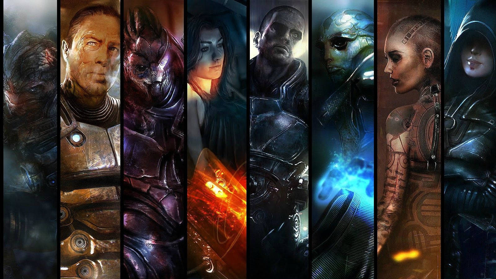 Mass Effect 3, sci-fi characters, detailed armor, HD Desktop Wallpaper