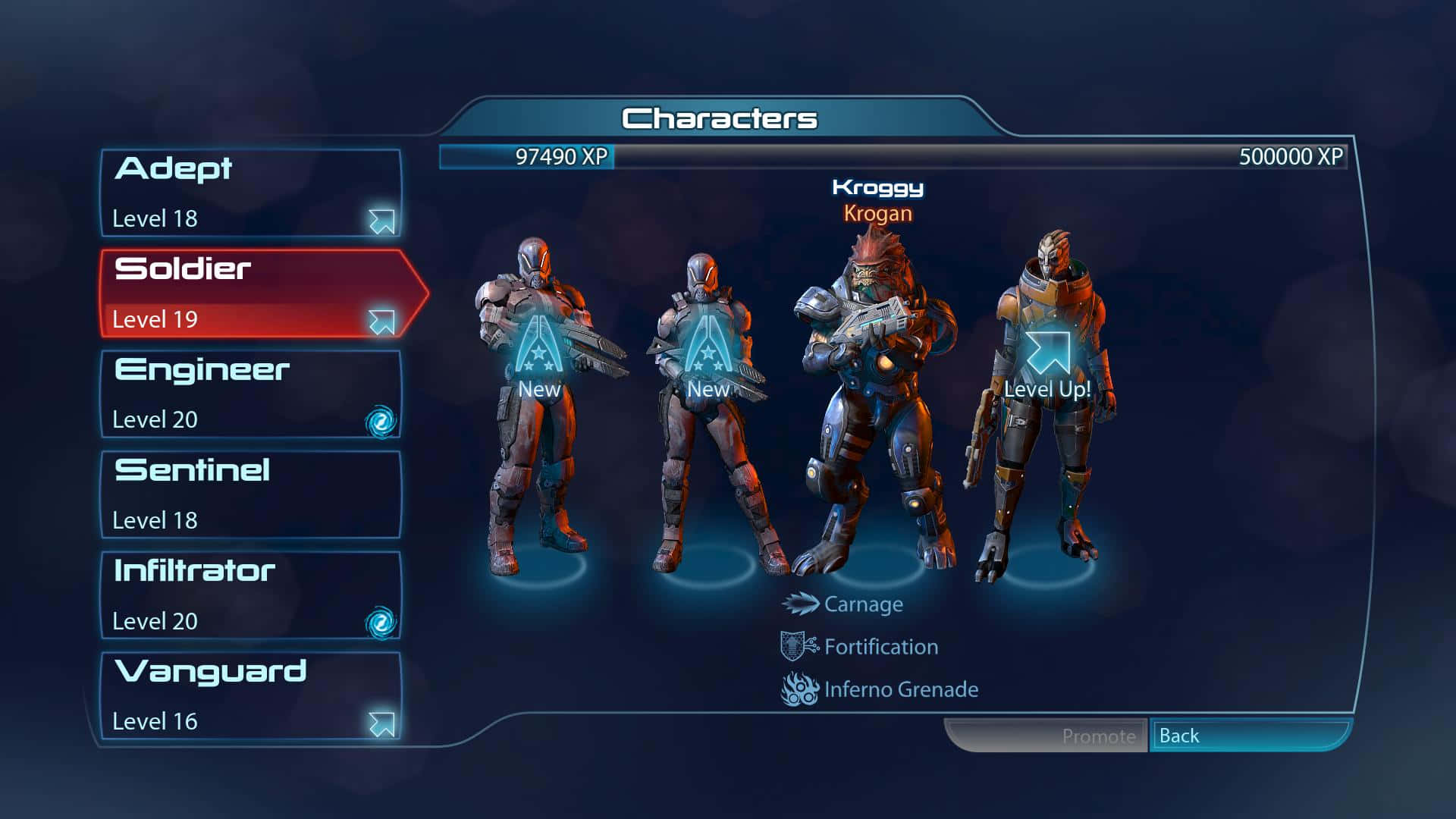 Mass Effect Multiplayer, futuristic game character selection screen, four armored soldiers, Full HD Desktop Wallpaper