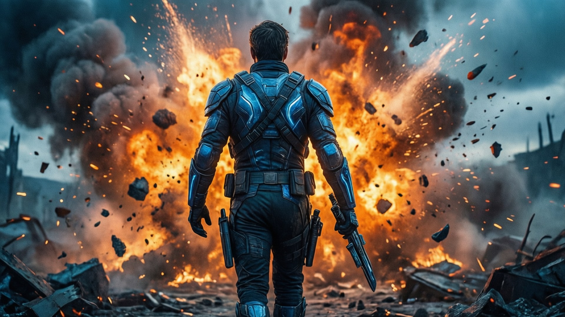 Spectre, explosion, heroic shot, Full HD Desktop Wallpaper