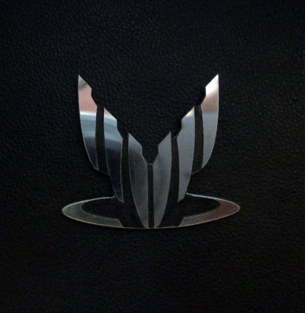 Mass Effect Spectre, sleek metallic emblem, sharp angular wings, SD Phone Wallpaper