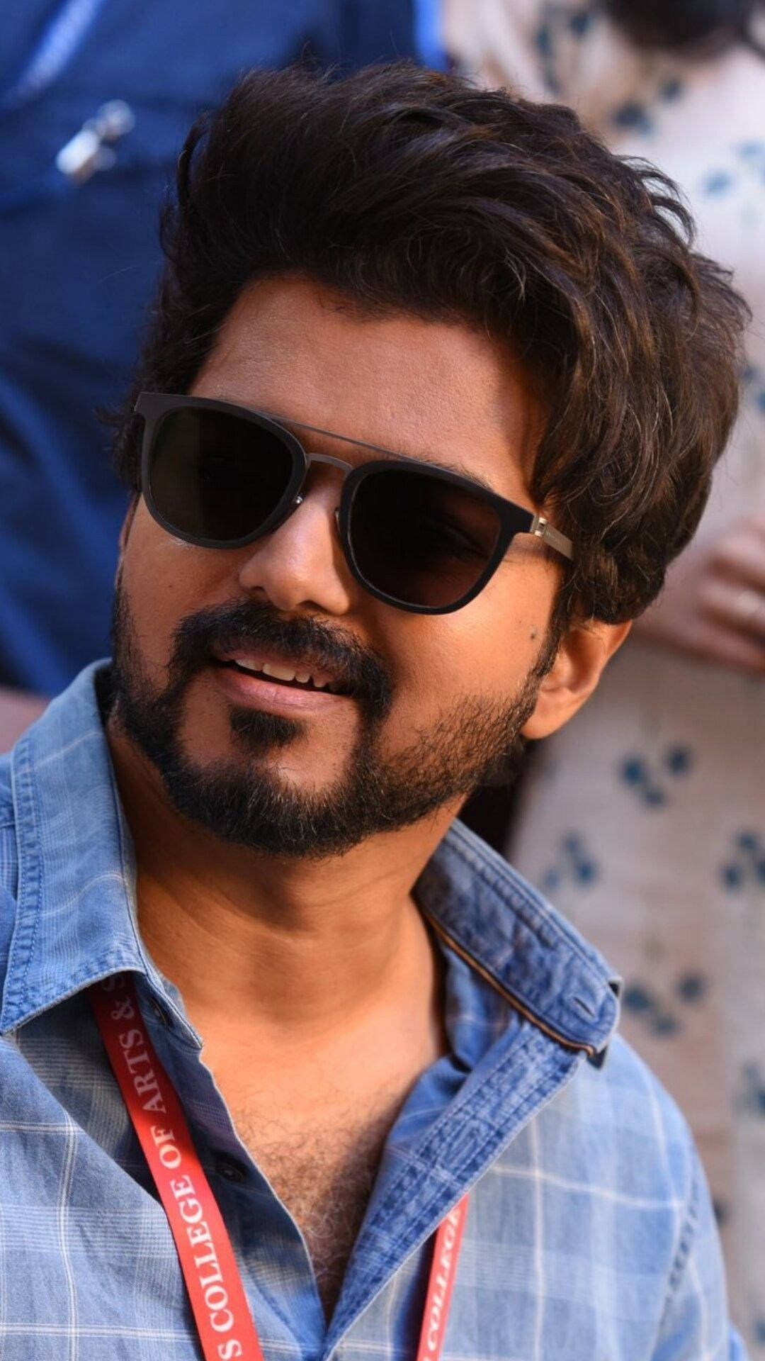 Master Vijay, 4K, black sunglasses, Full HD Phone Wallpaper