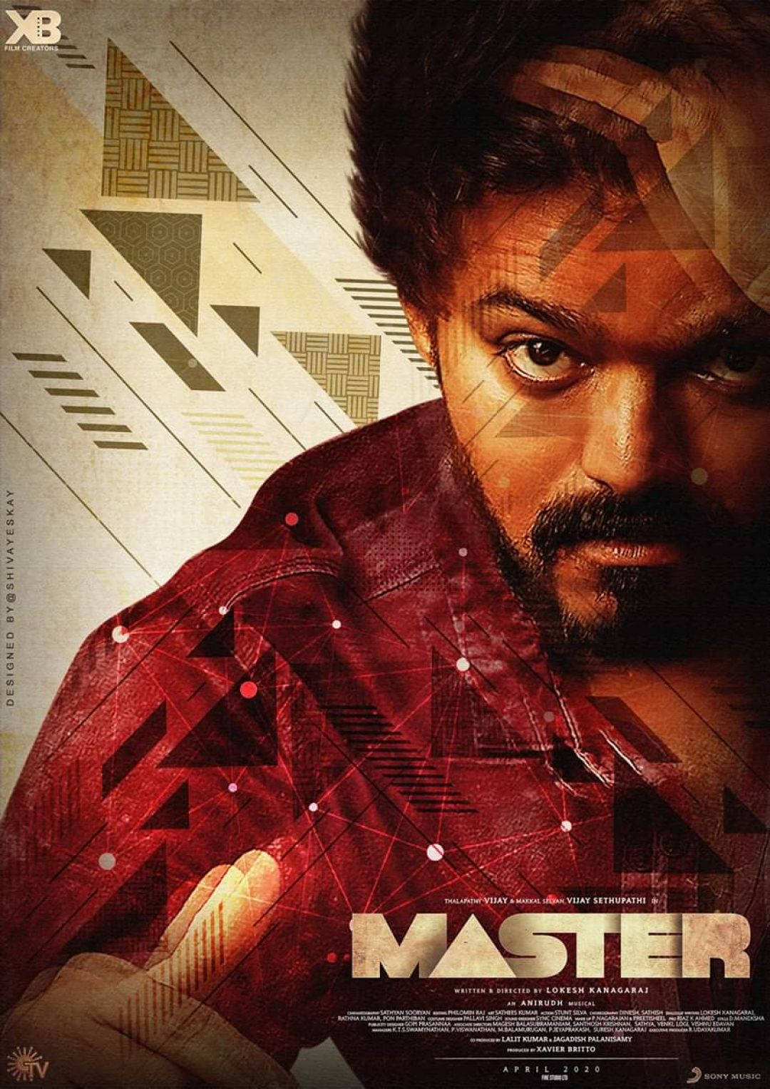 Master Vijay, 4K, red jacket, HD Phone Wallpaper