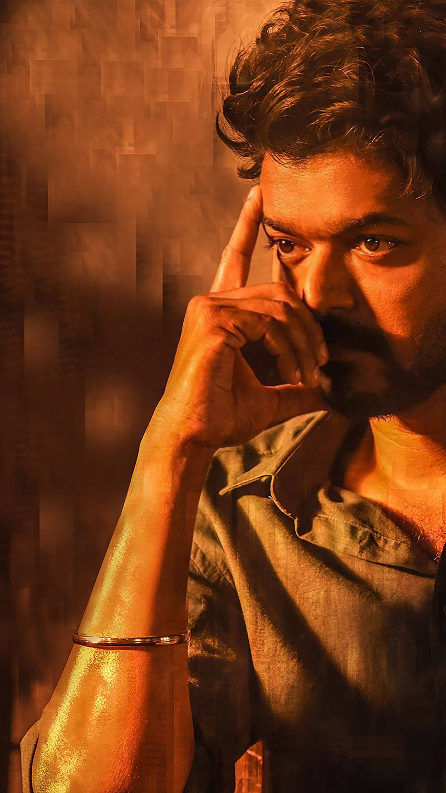 Master Vijay, 4K, dark curly hair, 2K Phone Wallpaper