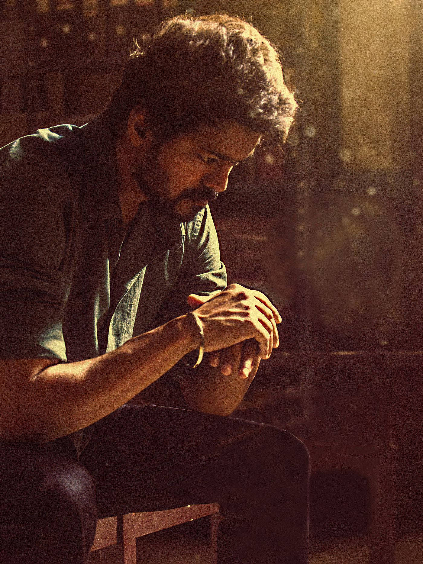 Master Vijay, 4K, beard, HD Phone Wallpaper