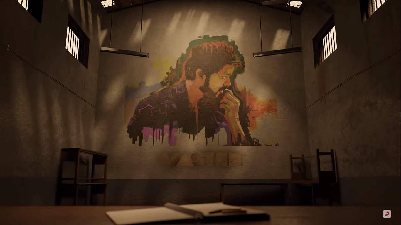 Master Vijay, prison cell, shafts of sunlight, HD Desktop Wallpaper
