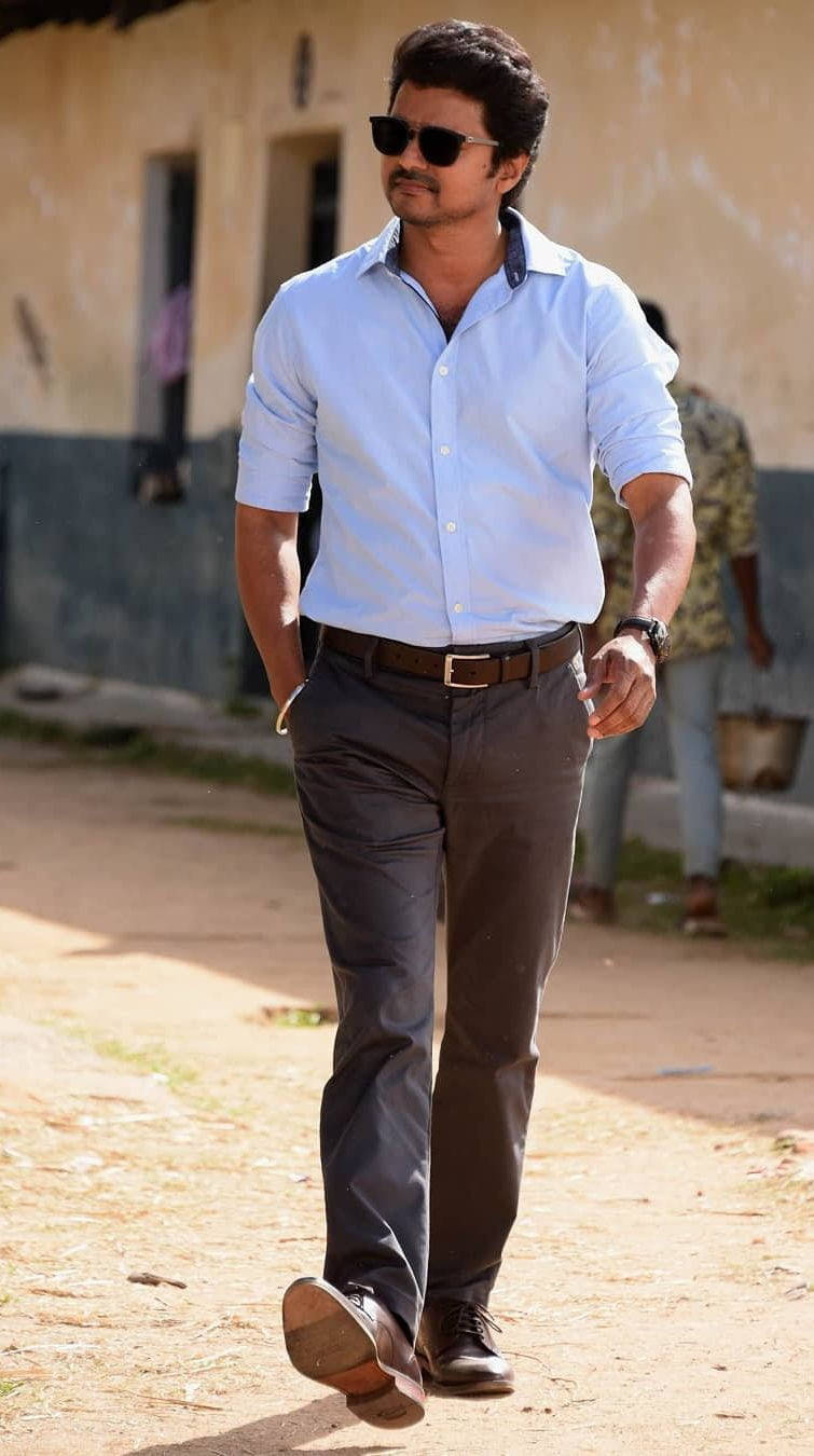 Master, Tamil Actors, light blue shirt, HD Phone Wallpaper