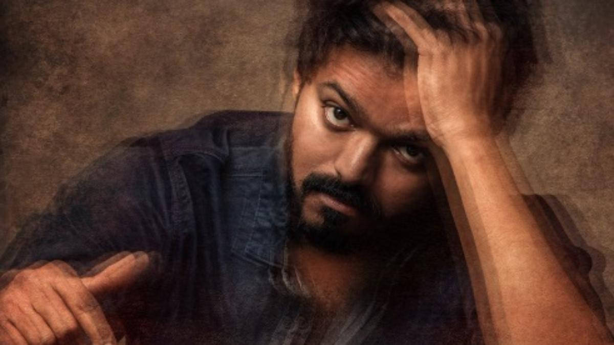 Master Vijay, beard, intense gaze, SD Desktop Wallpaper