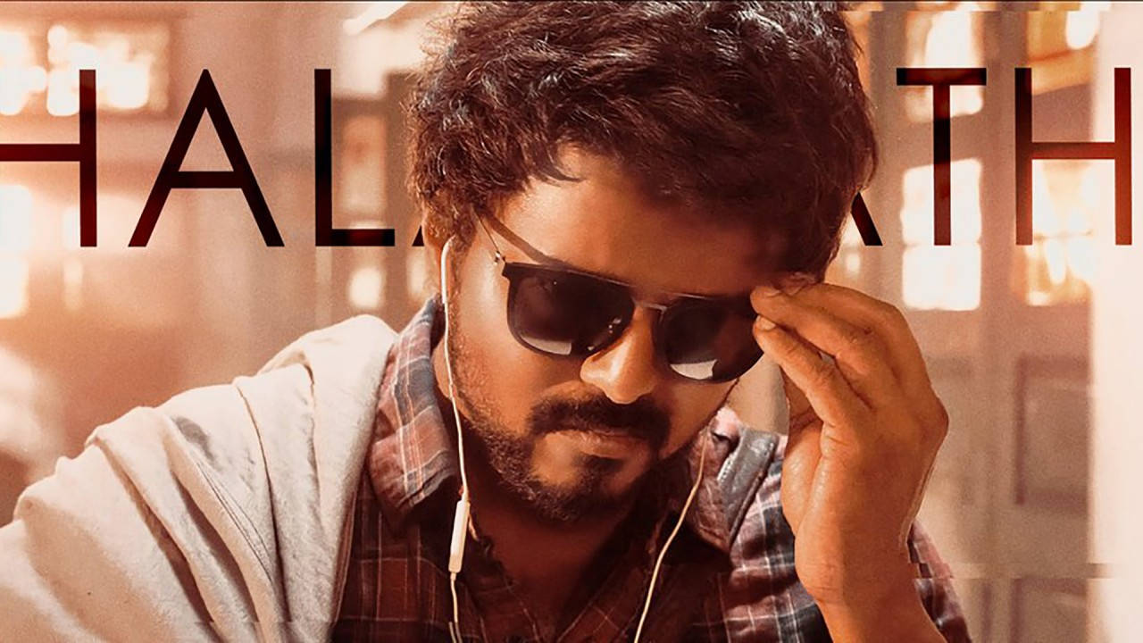 Master Vijay, black glasses, earphones, HD Desktop Wallpaper