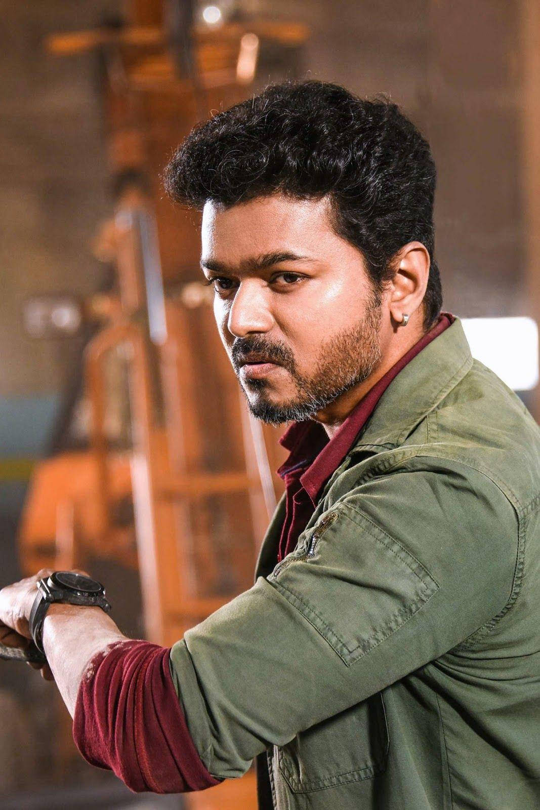 Master Vijay, green jacket, red shirt, HD Phone Wallpaper