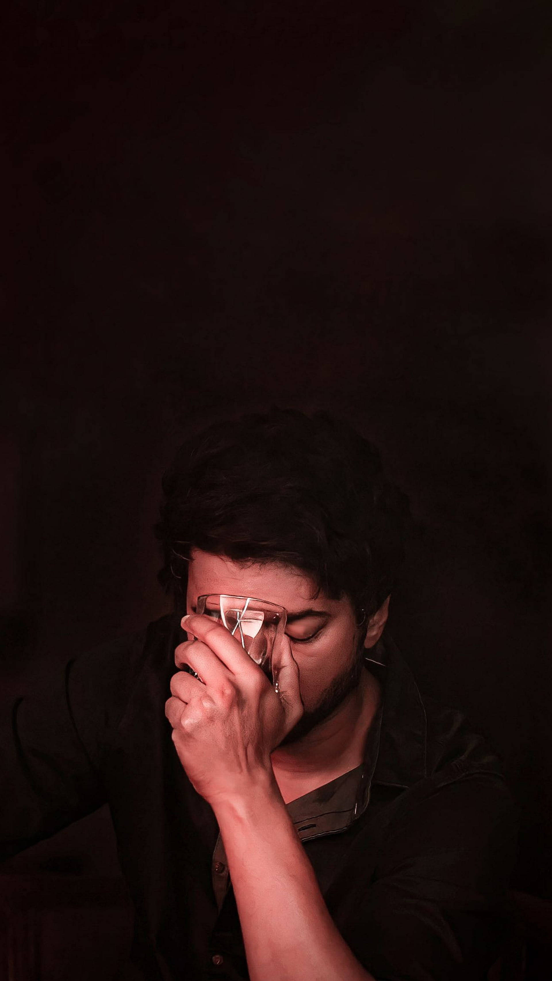 Master Vijay, dark hair, beard, 2K Phone Wallpaper