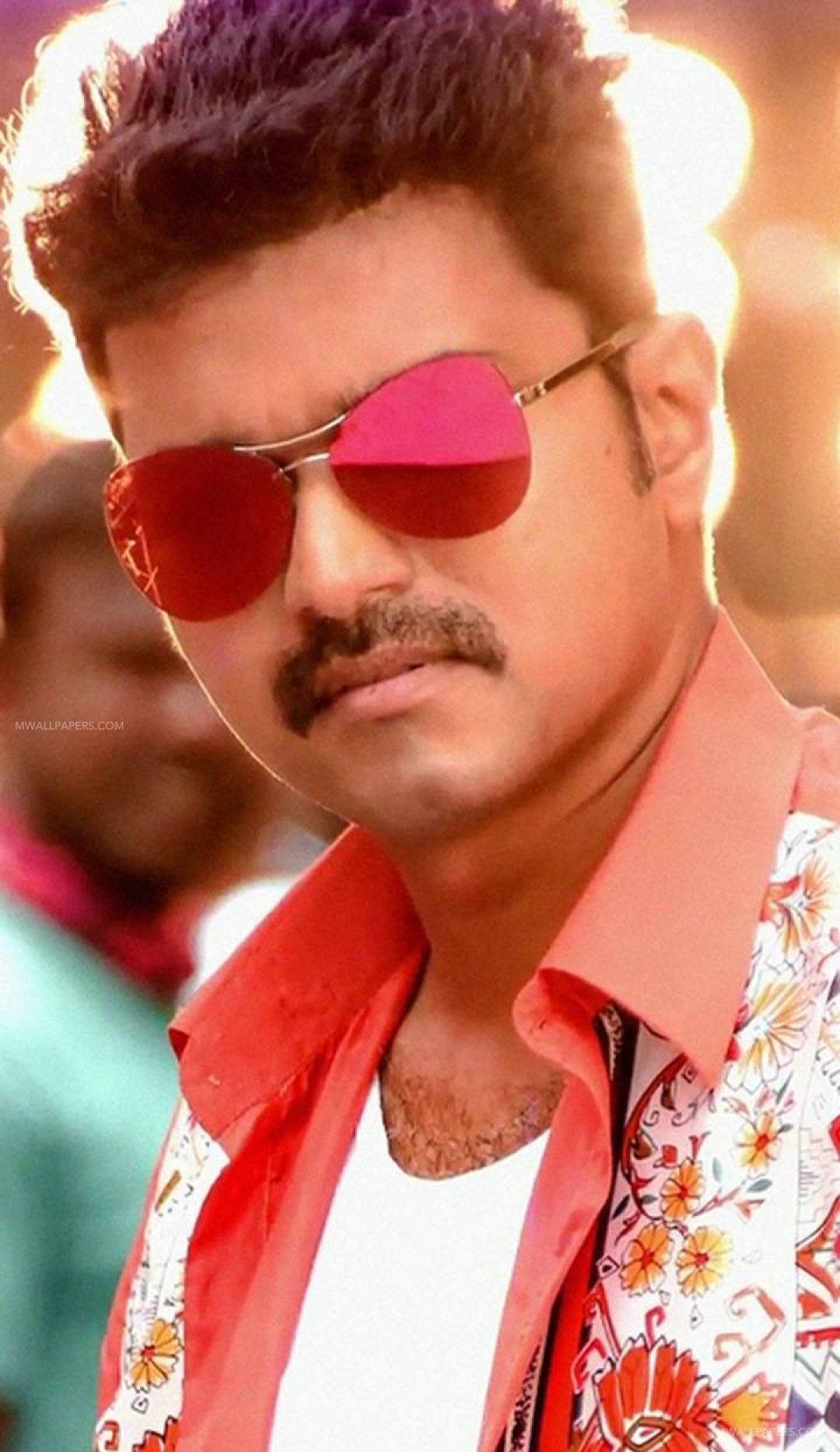 Master Vijay, pink sunglasses, floral shirt, HD Phone Wallpaper