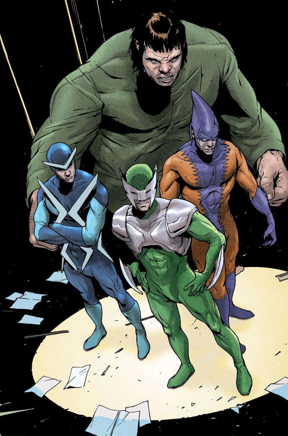 Masters Of Evil, shattered platform, dark background, HD Phone Wallpaper