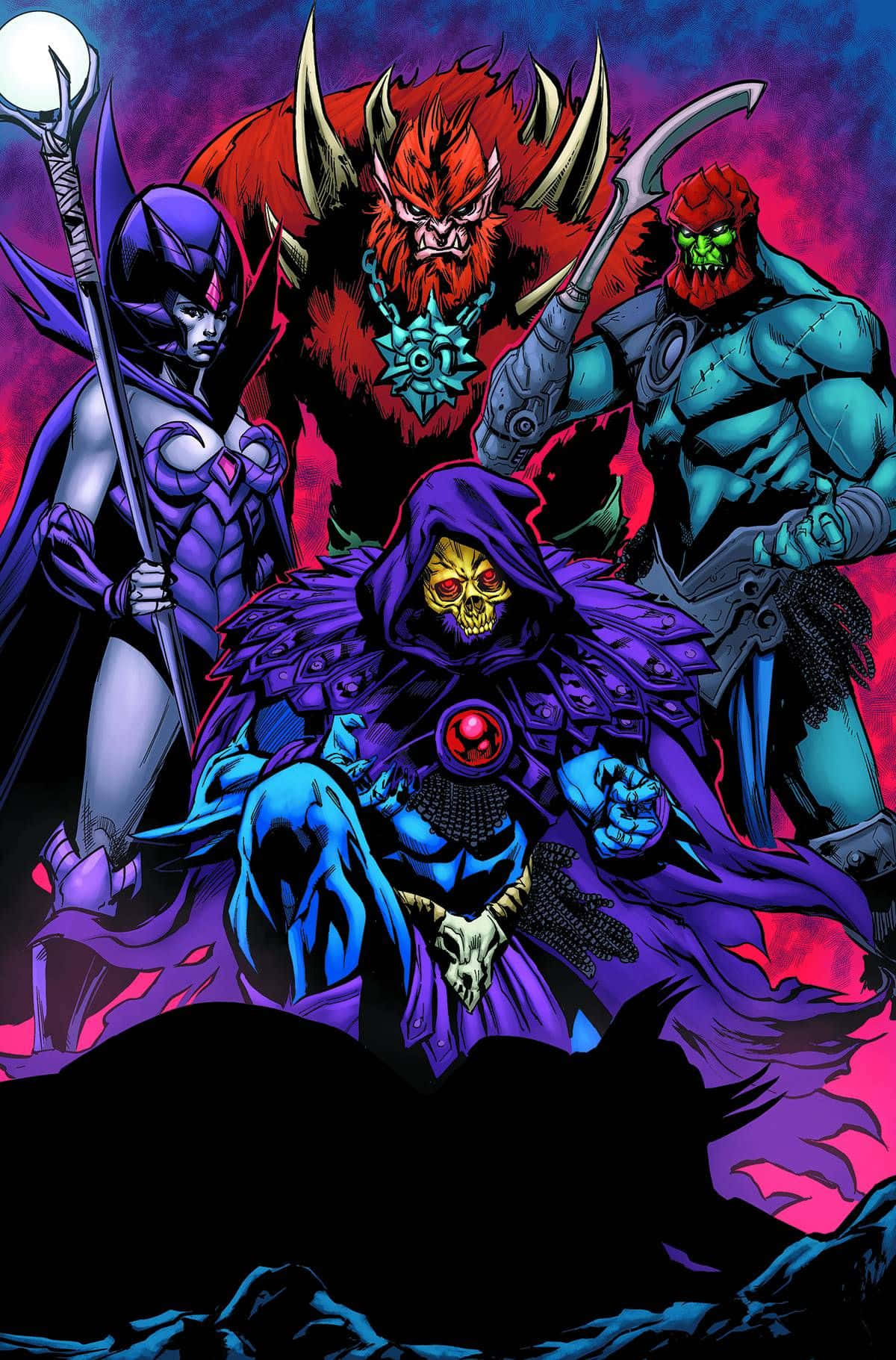 Masters of Evil, glowing eyes, dark armor, HD Phone Wallpaper