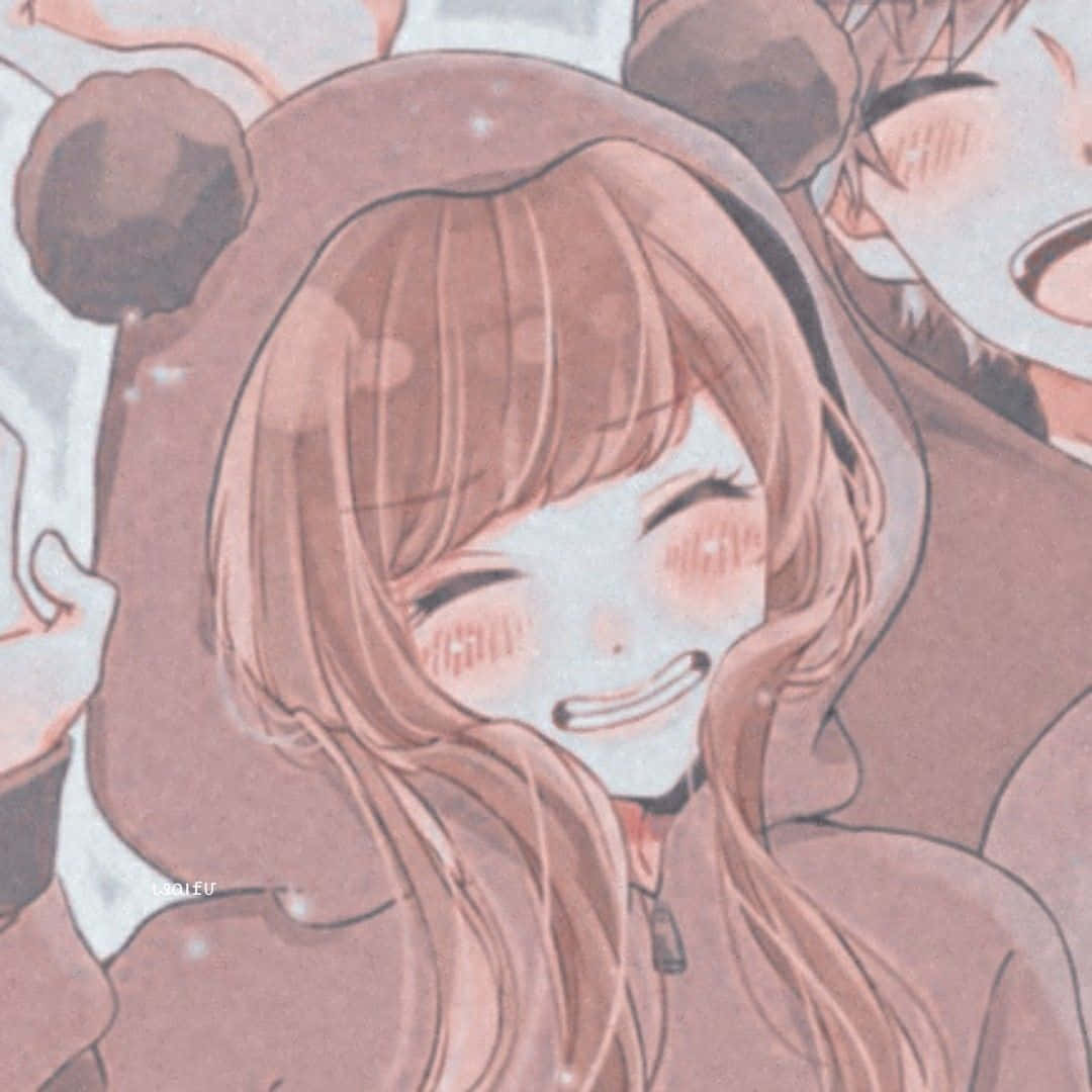 Matching Couple Pfp, bear-eared hoodie, anime girl, SD Desktop Wallpaper