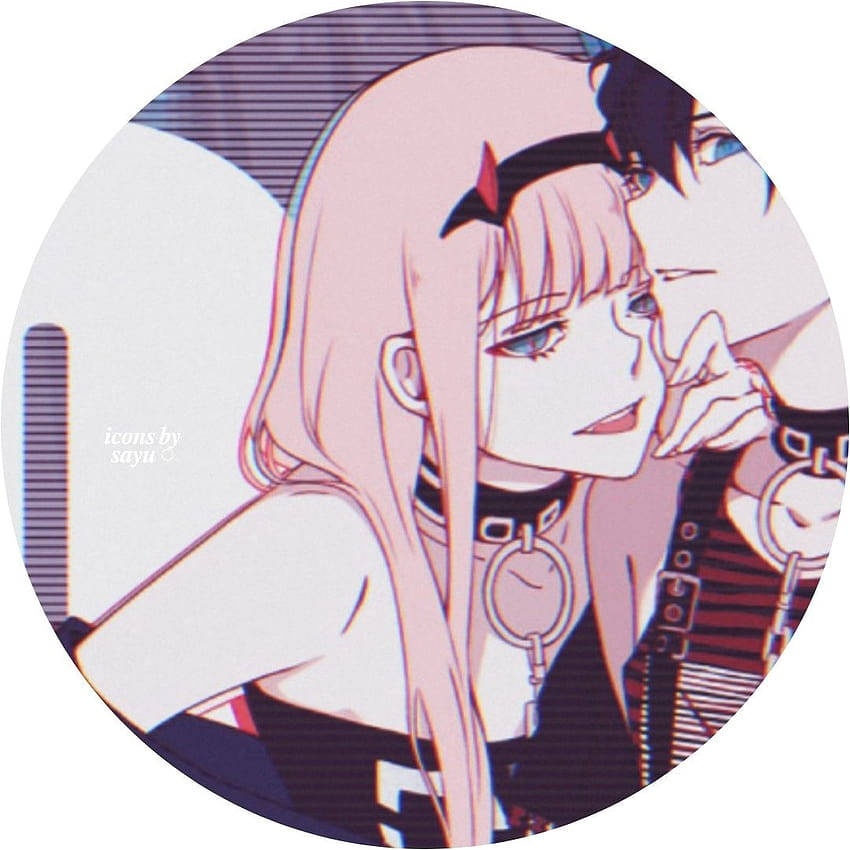 Matching PFP For Couples, intimate pose, pink and purple tones, SD Desktop Wallpaper