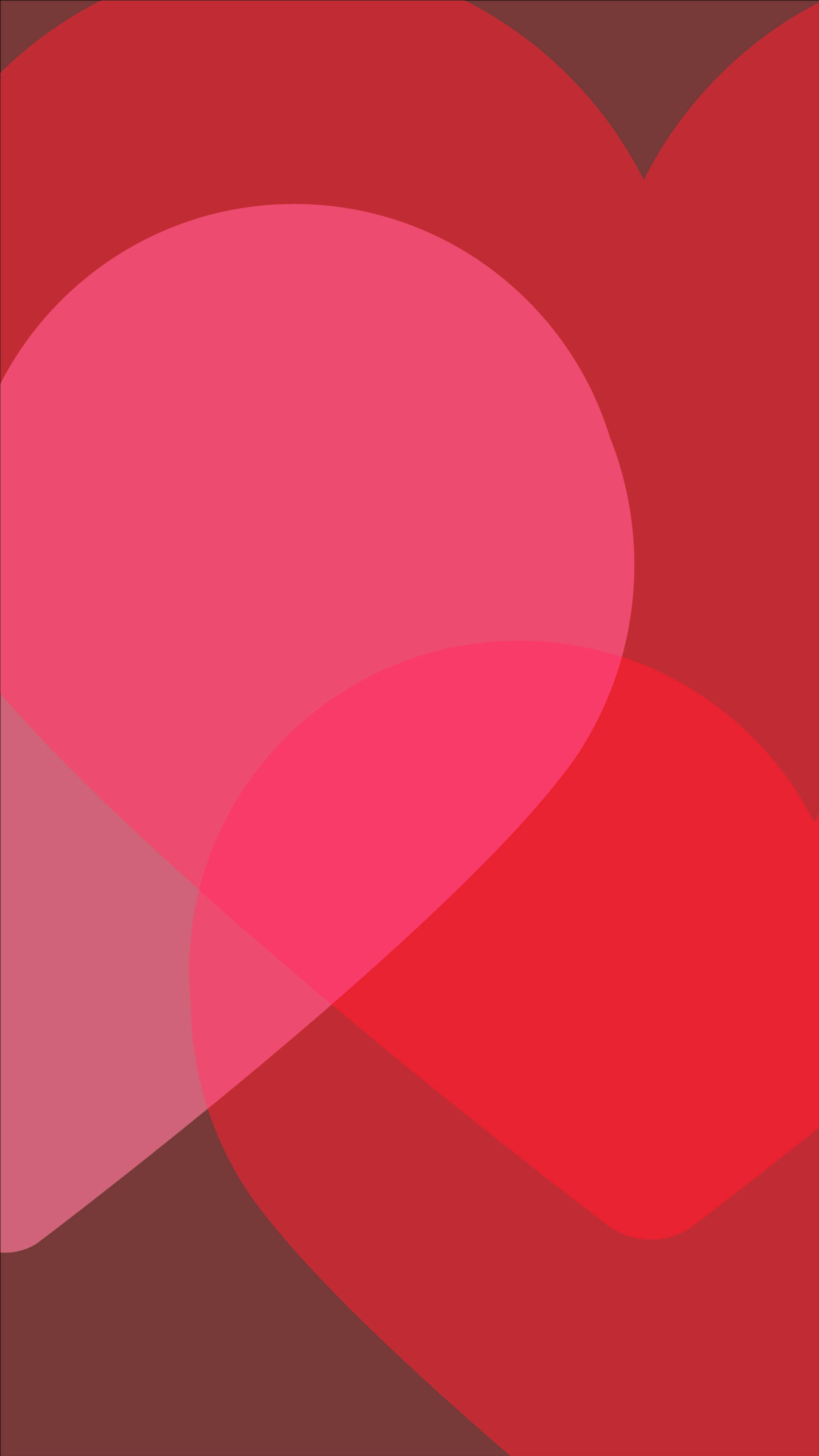 Matching, right pink heart, gradient reds and pinks, 2K Phone Wallpaper