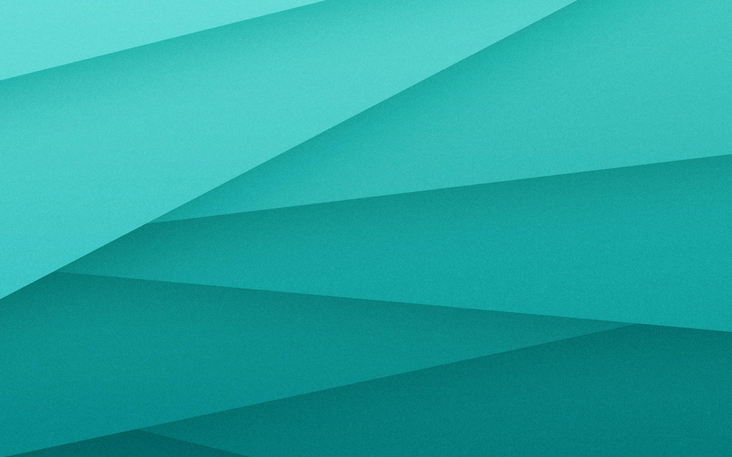 abstract turquoise shapes, teal planes, modern minimalist gradient effect, 2K Desktop Wallpaper