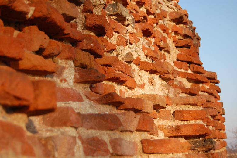rough brick wall, weathered red brick wall, textured mortar, SD Desktop Wallpaper