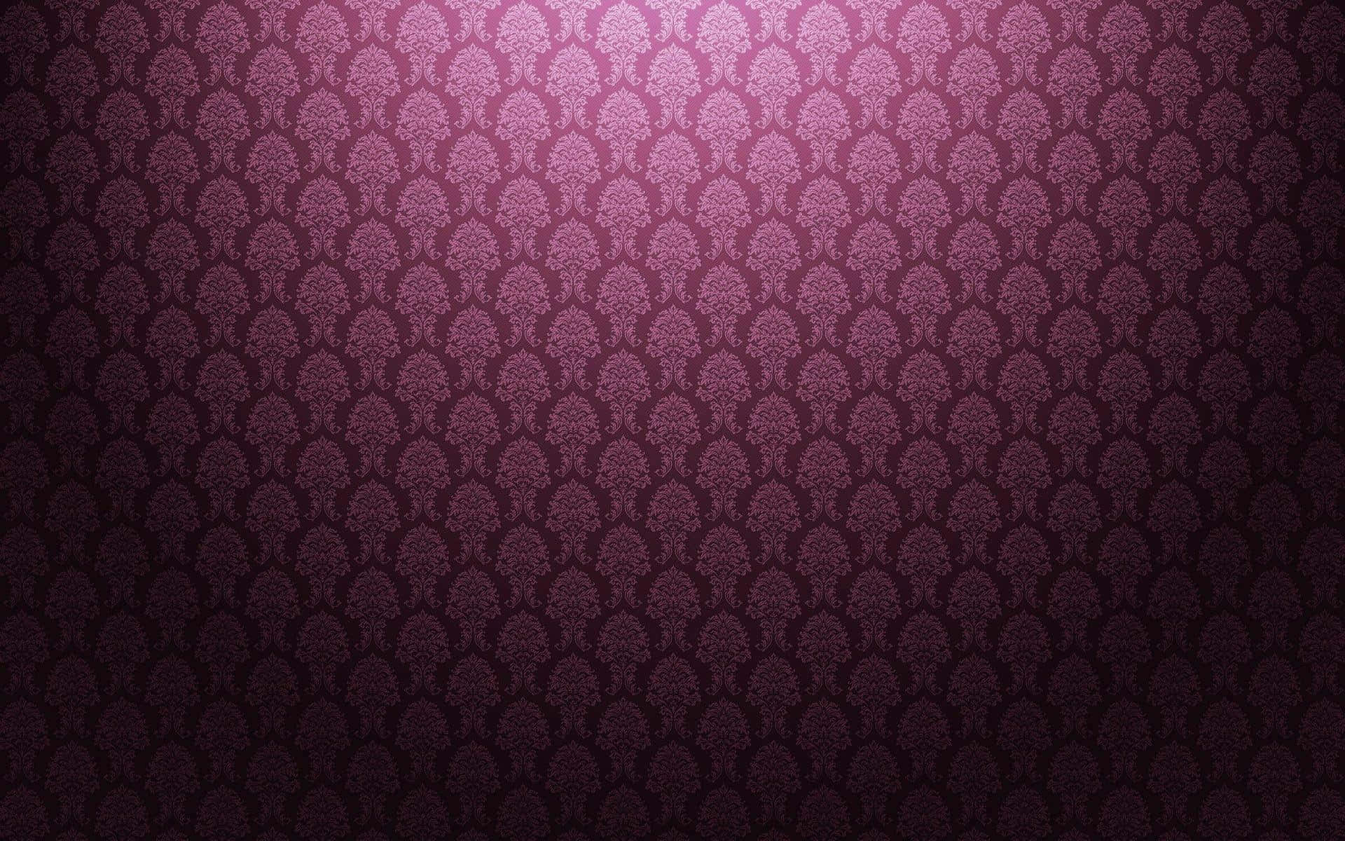 purple damask wallpaper pattern, bright center, dark edges, Full HD Desktop Wallpaper