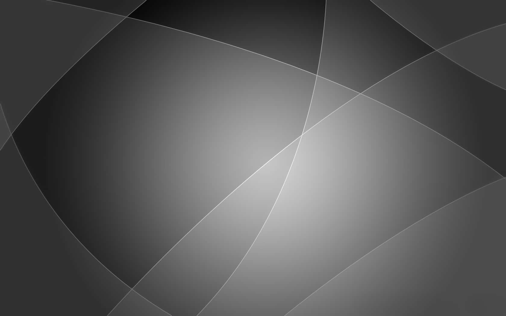 grey desktop, grayscale, flowing curved lines, HD Desktop Wallpaper