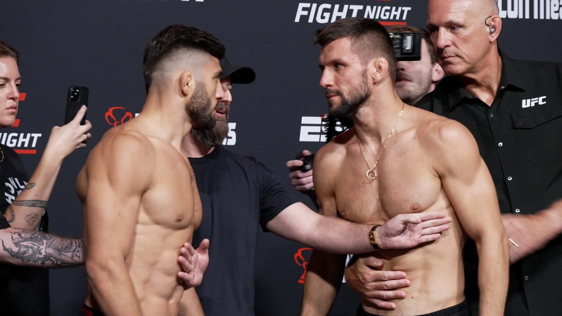 Mateusz Gamrot, UFC fighters, pre-fight weigh-in, Full HD Desktop Wallpaper