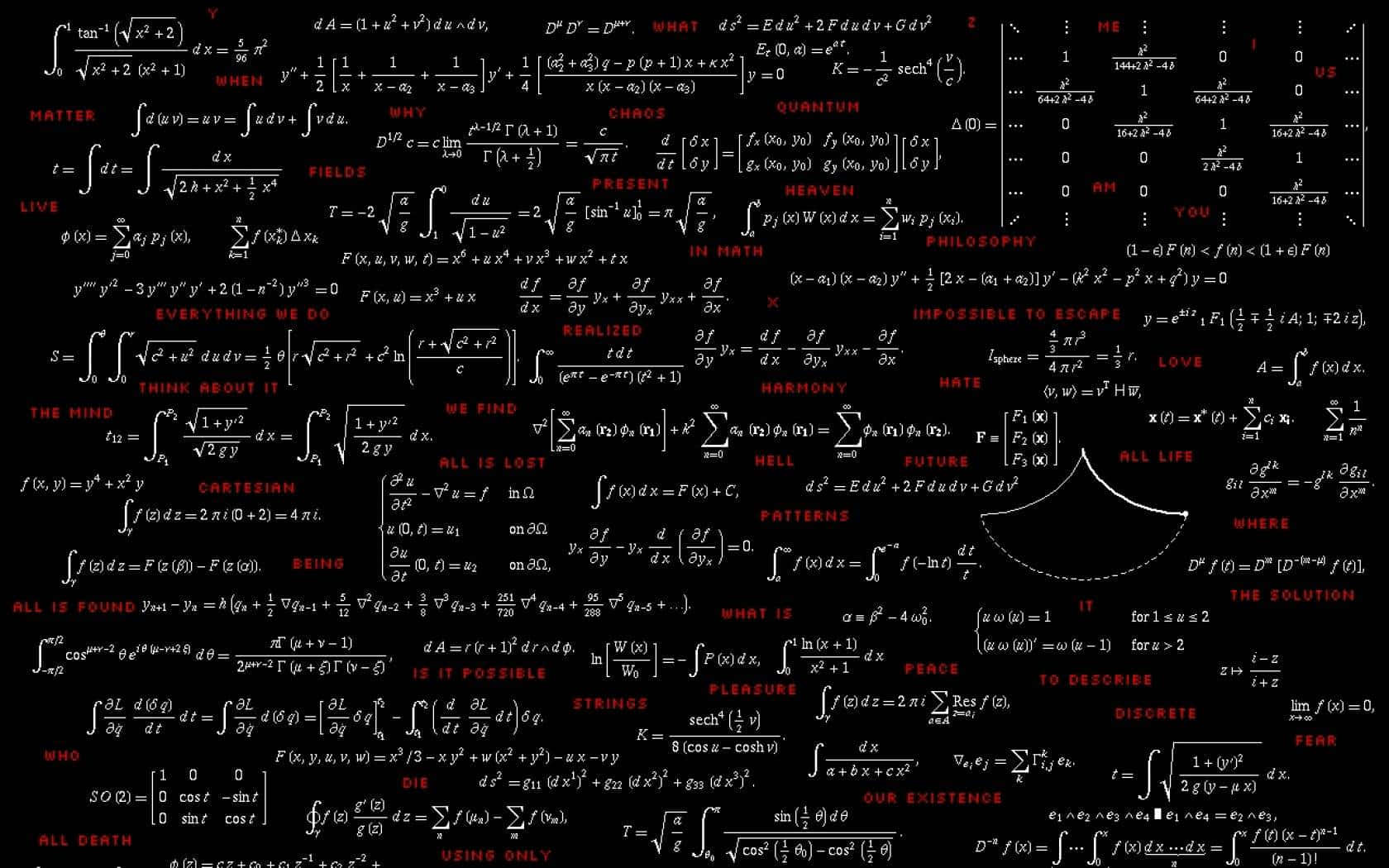 cryptic formula solution, mathematical equations, physics formulas, HD Desktop Wallpaper