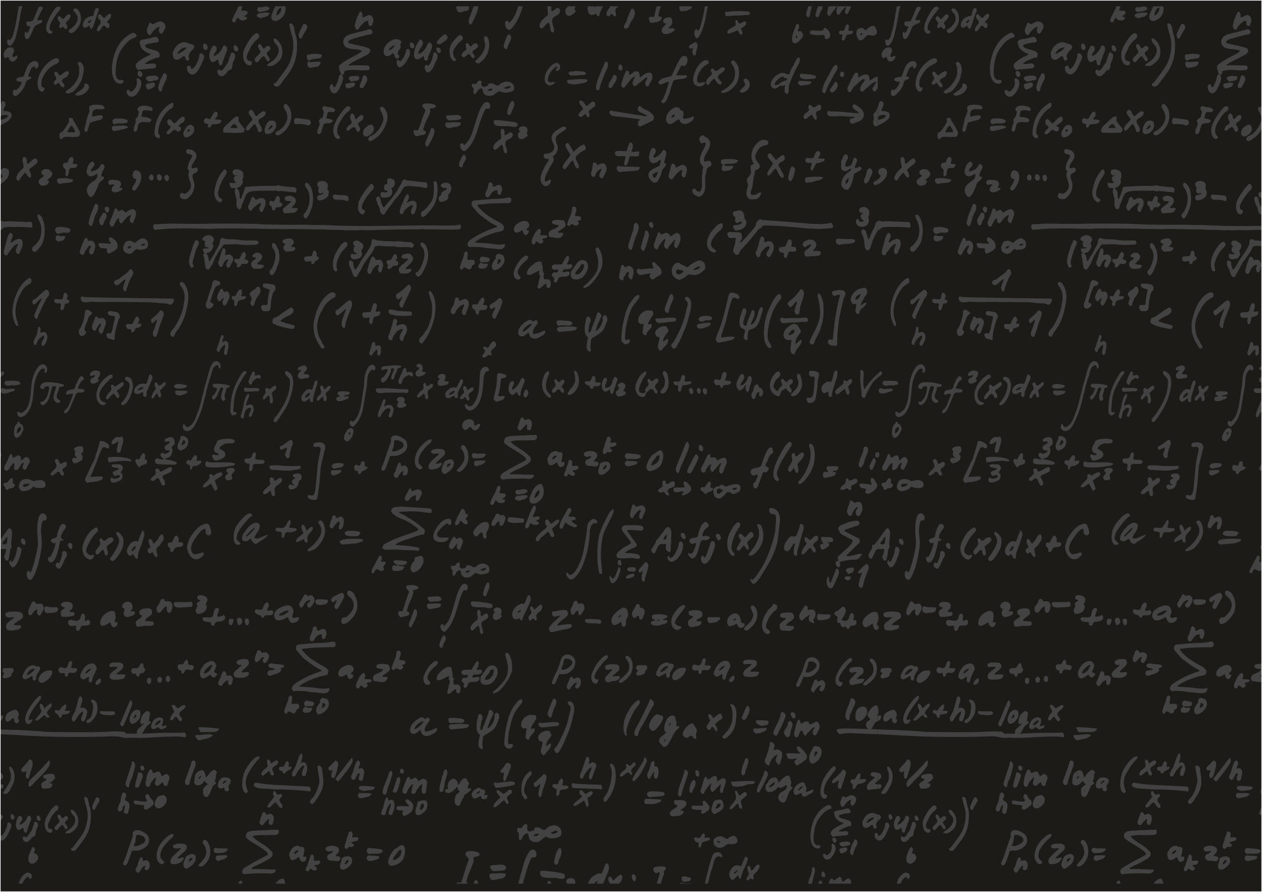 chalkboard, complex mathematical equations, calculus formulas, Full HD Desktop Wallpaper