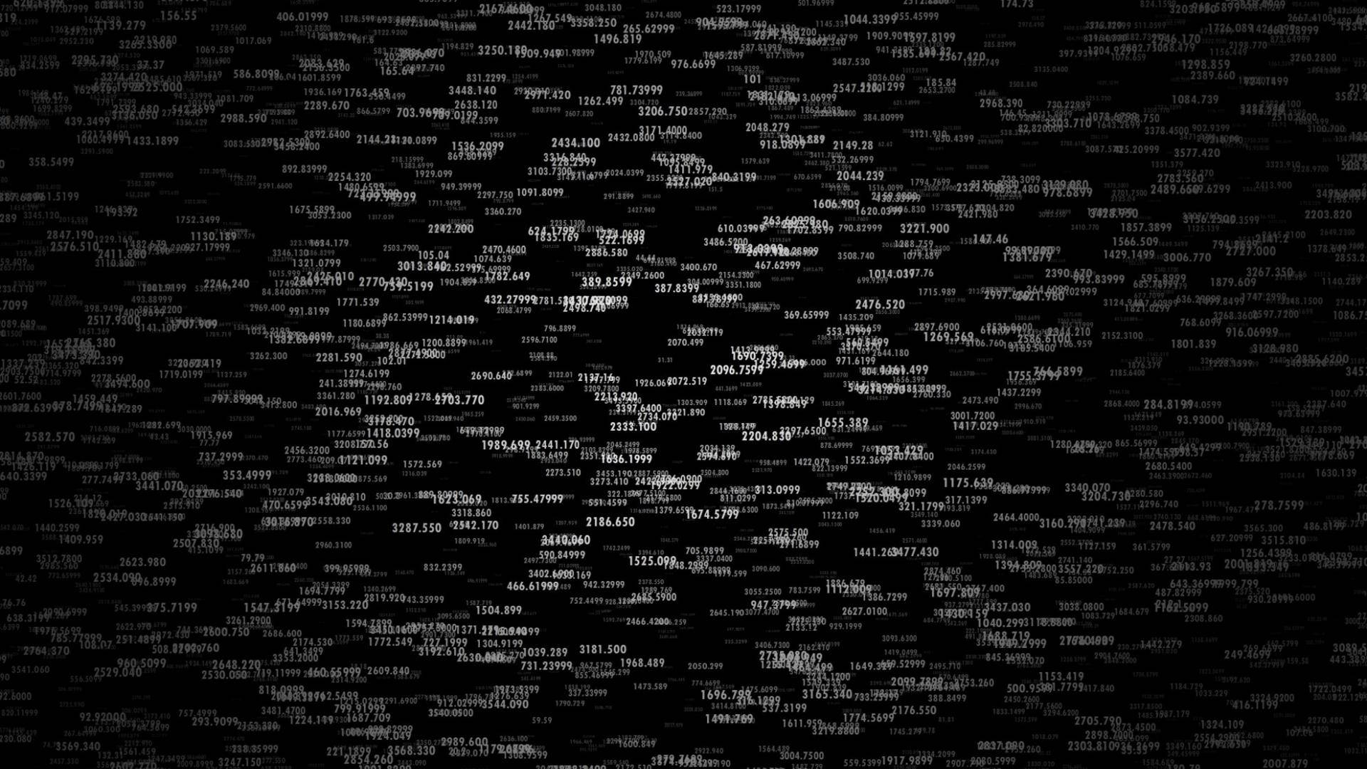 abstract mathematical typography, glowing numbers, dark background, Full HD Desktop Wallpaper