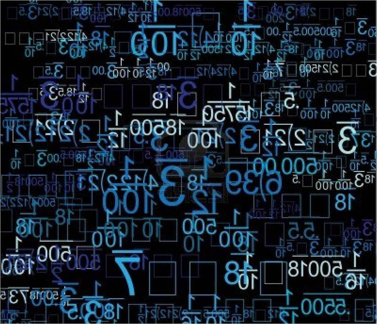 mathematics, glowing blue, mathematical symbols, SD Desktop Wallpaper