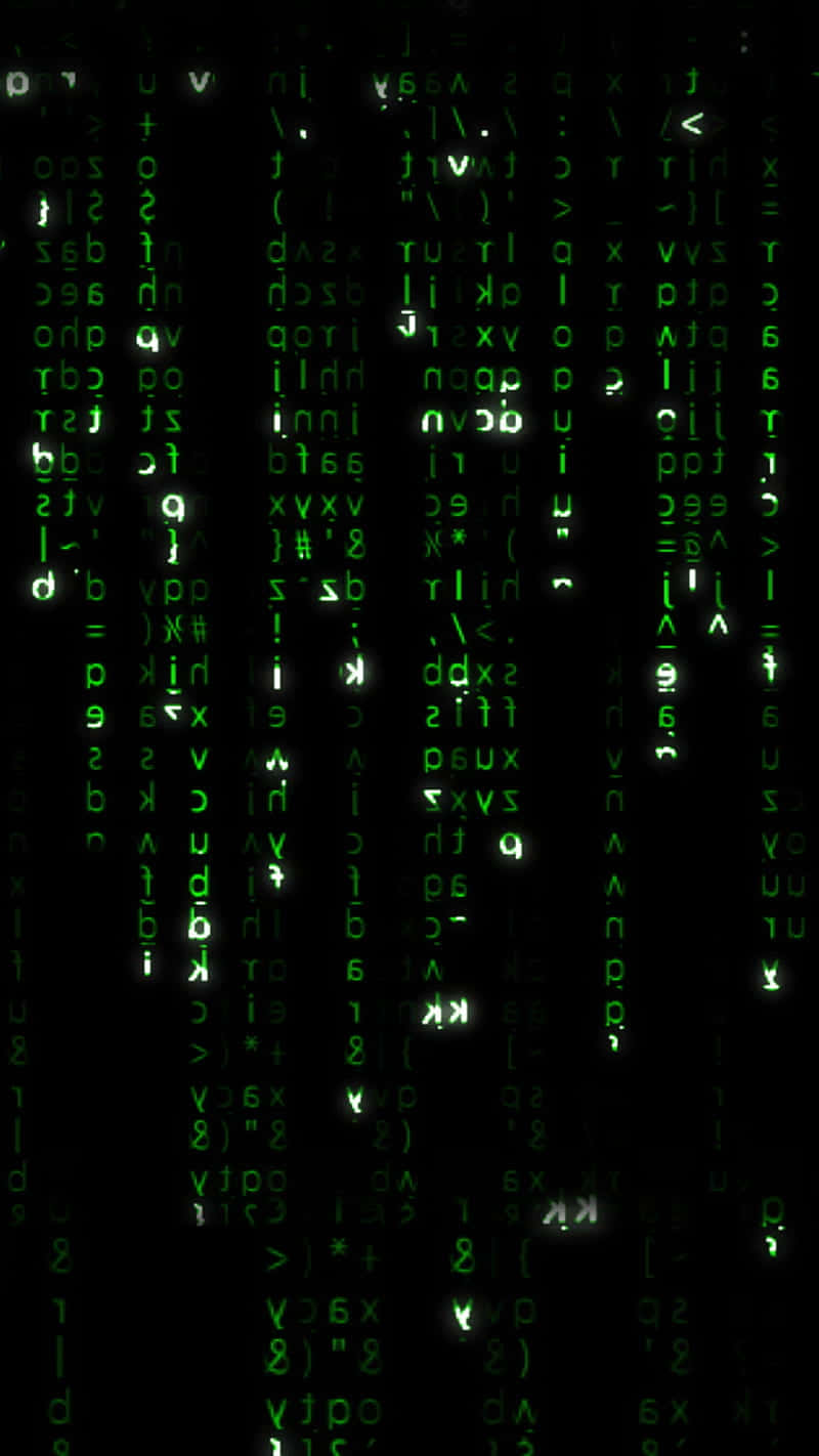 Matrix Code, green digital code, black background, HD Phone Wallpaper
