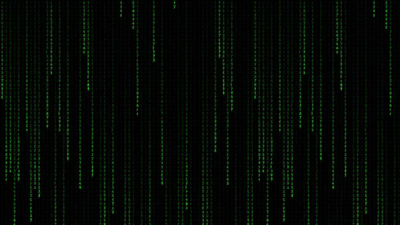 Matrix, green digital code, black background, HD Desktop Wallpaper